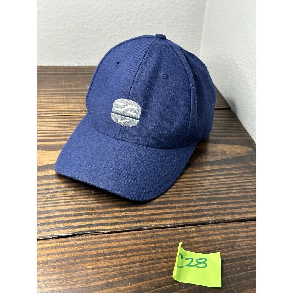 Vintage Nike Just Do It Baseball Cap Men's Navy Blue Y2K Strapback Hat
